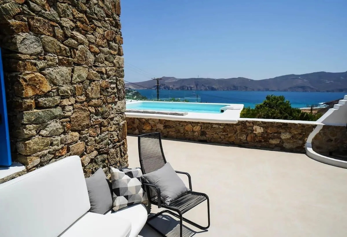 Mykonian Exclusive Villa With Private Pool Panormos  Grekland